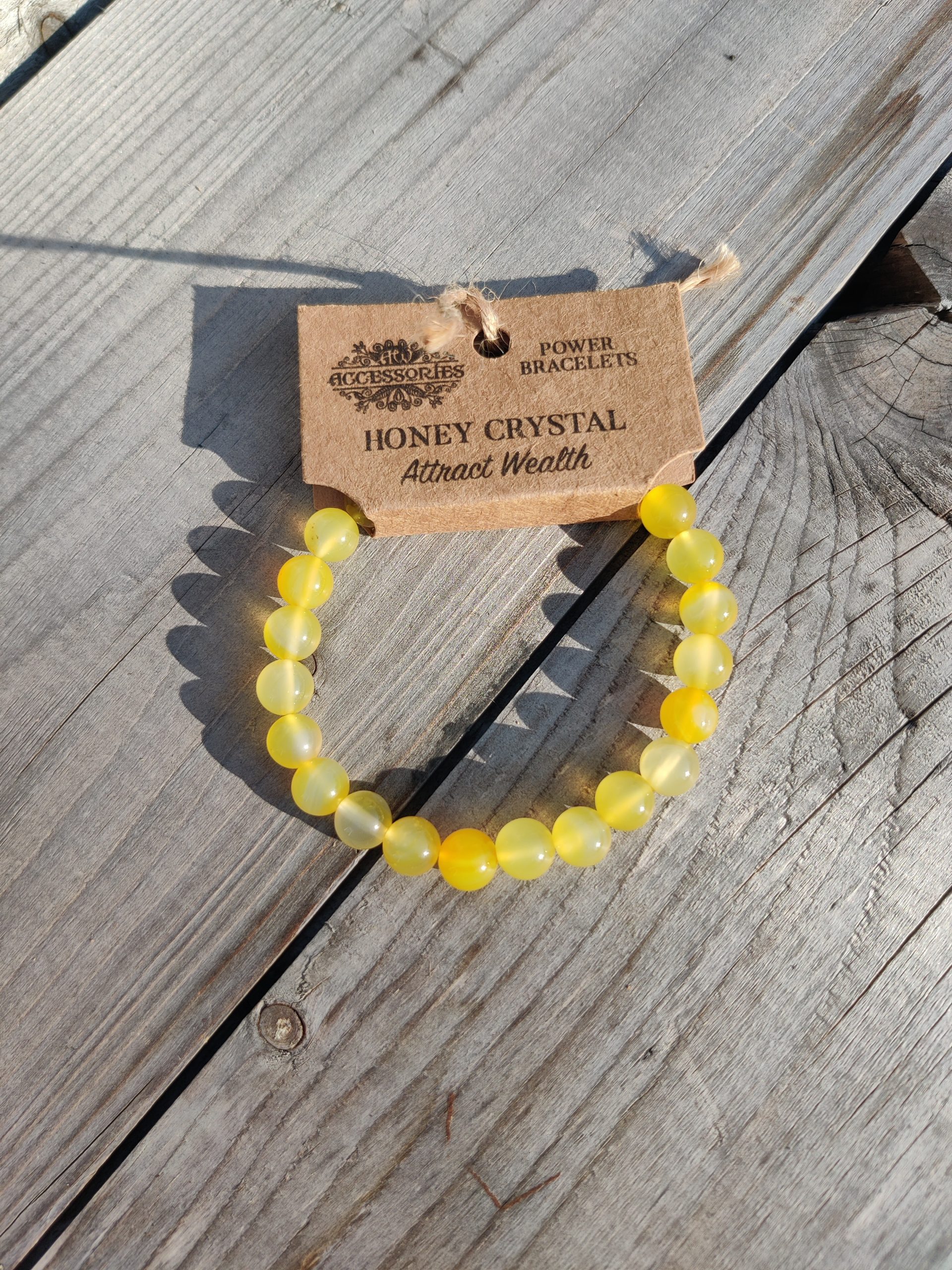 Honey Crystal Power Bracelet