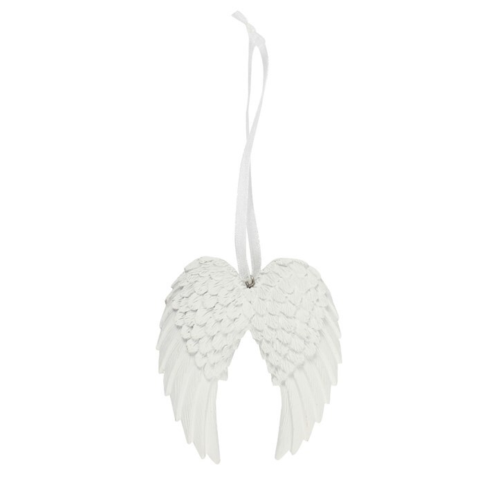 Double Glitter Angel Wing Decoration