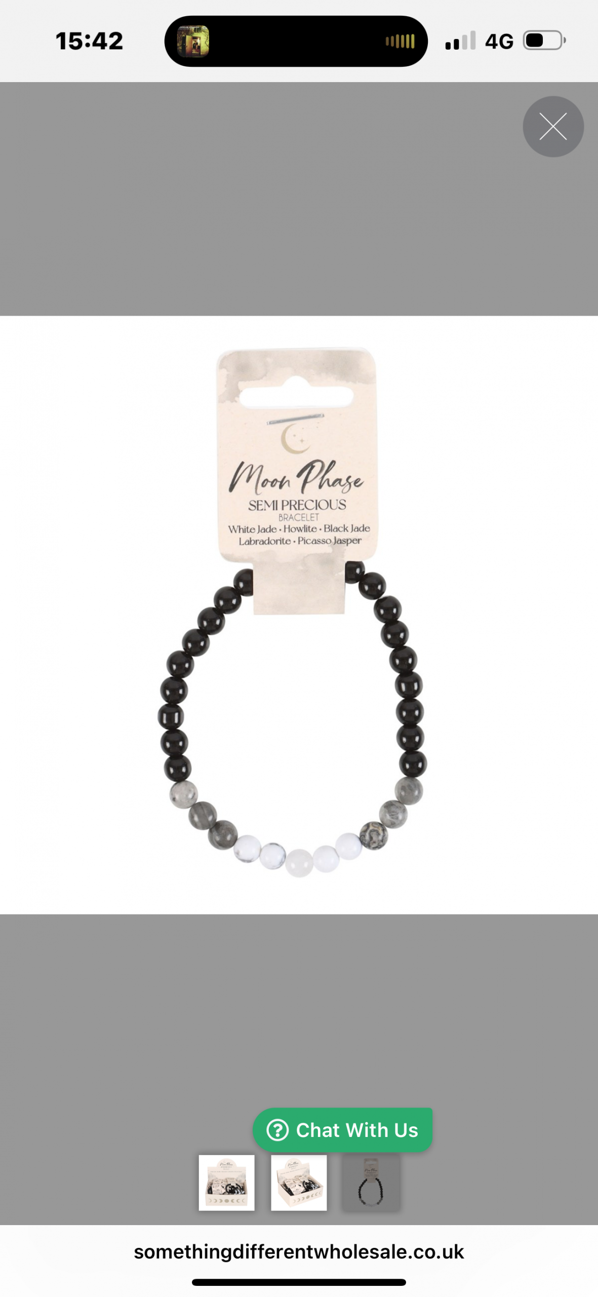 Moon Phase Semi-Precious Crystal Bracelets