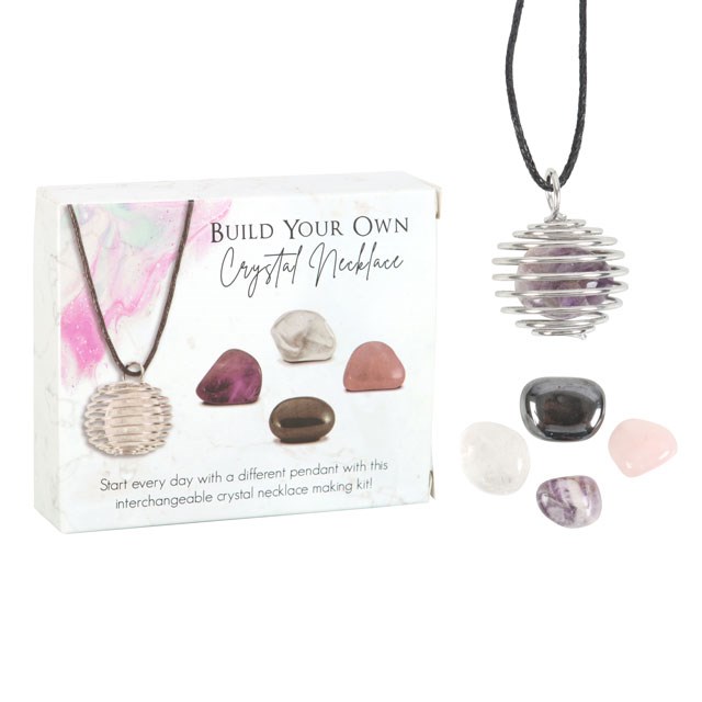 Build your own crystal necklace