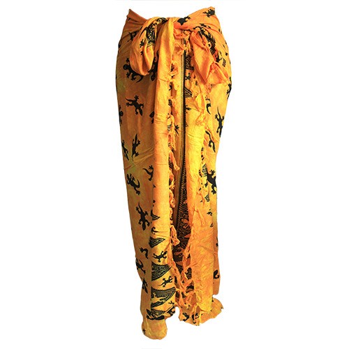 Bali Gecko Sarongs – Yellow