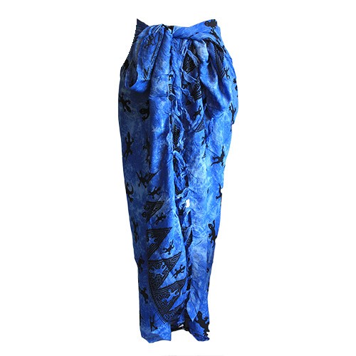 Bali Gecko Sarongs – Blue