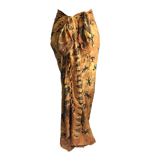 Bali Gecko Sarongs – Chocolate