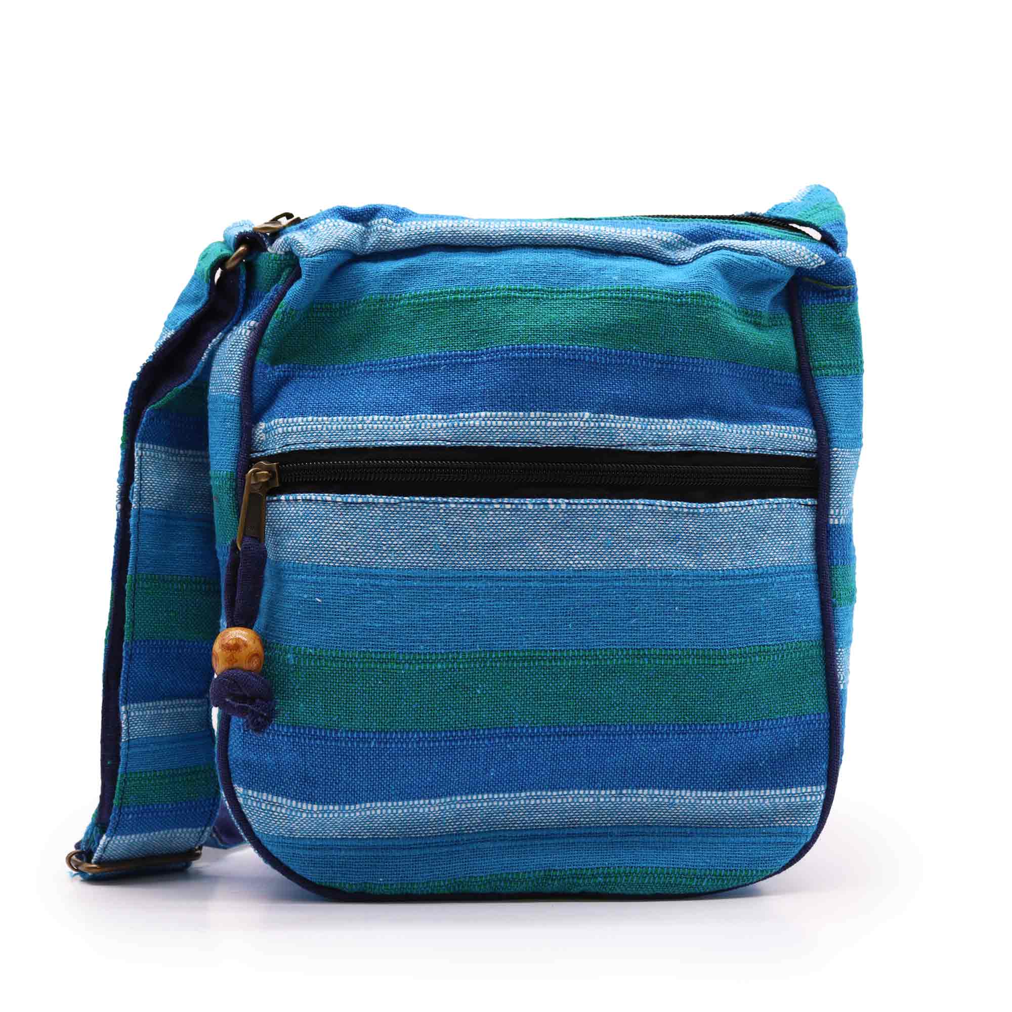 Large Nepal Sling Bag with Adjustable Strap – Blue Rivers