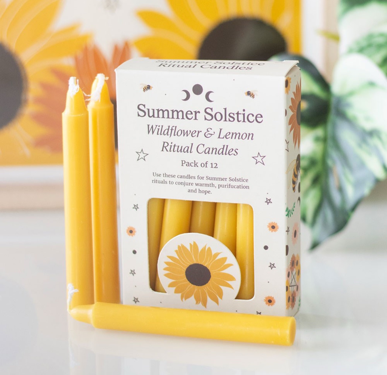 Wildflower and Lemon Summer Ritual Candles