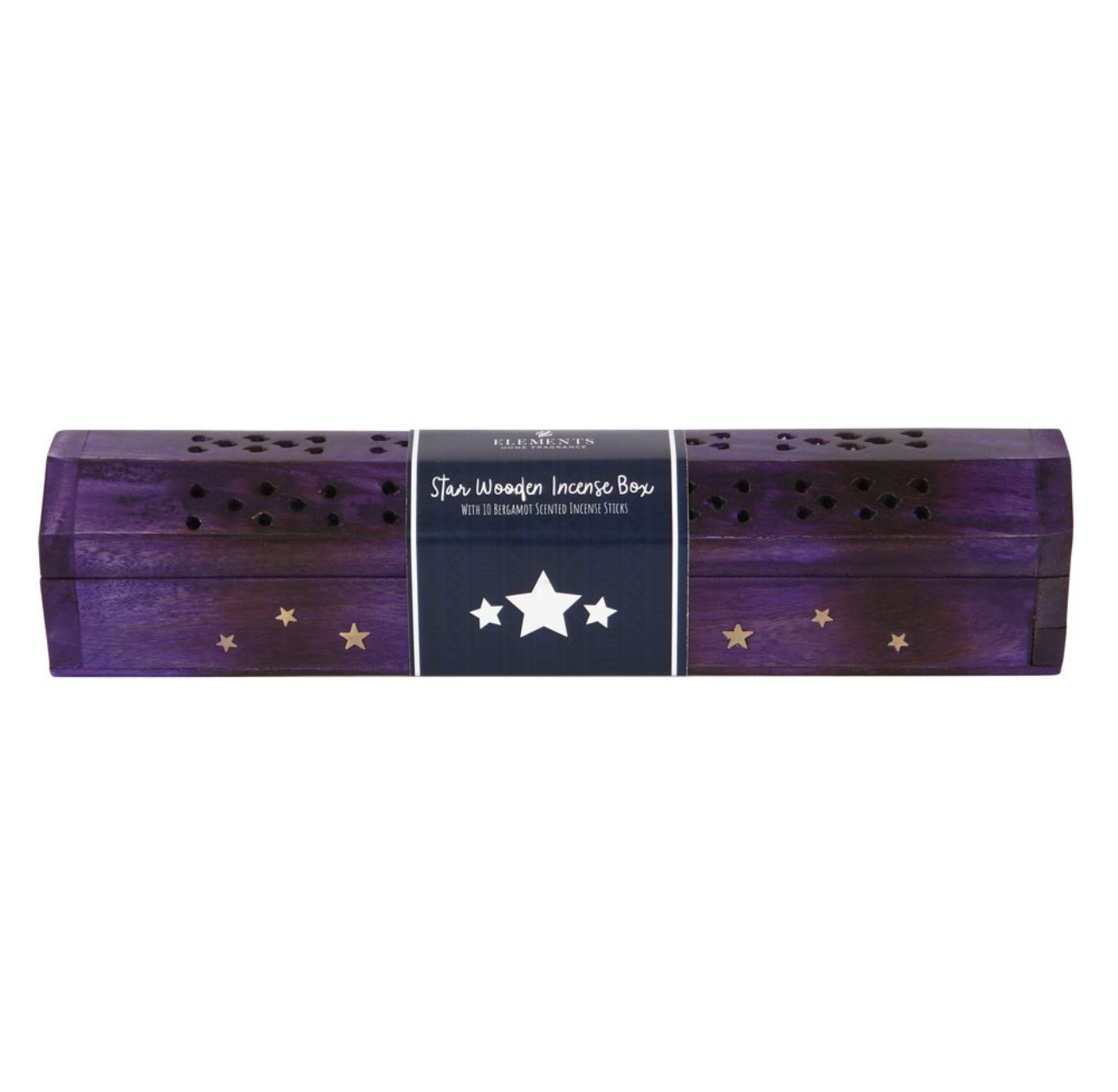 Bergamot Incense wooden star box