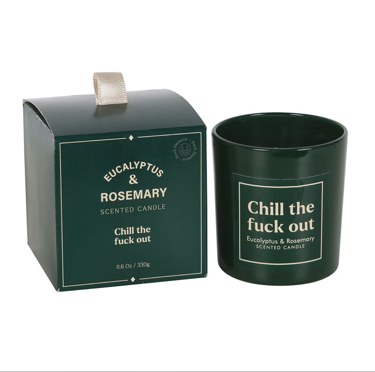 Sweet Chill the f**k out Eucalyptus and Rosemary Candle